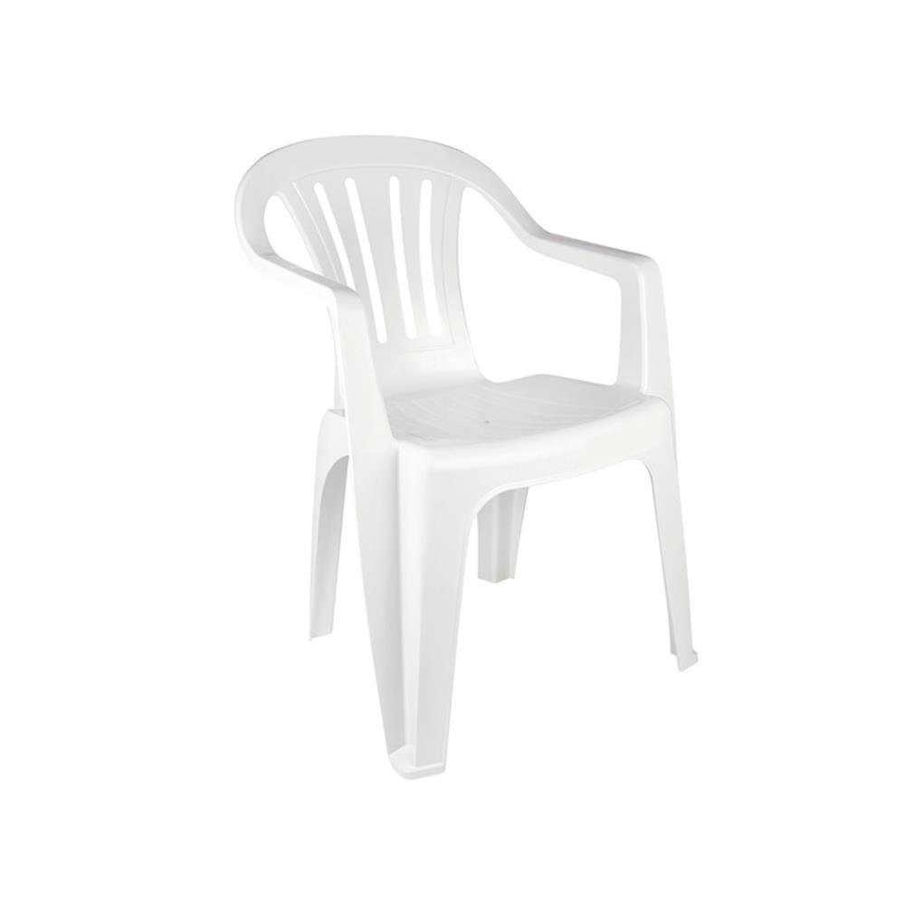 Poltrona Plastico Alta Branca Mor