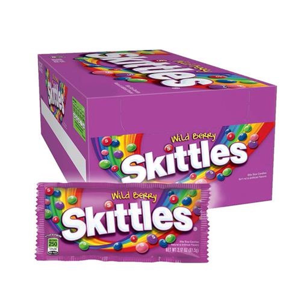 Skittles Display 14 Unidades de 38g Wild Berry