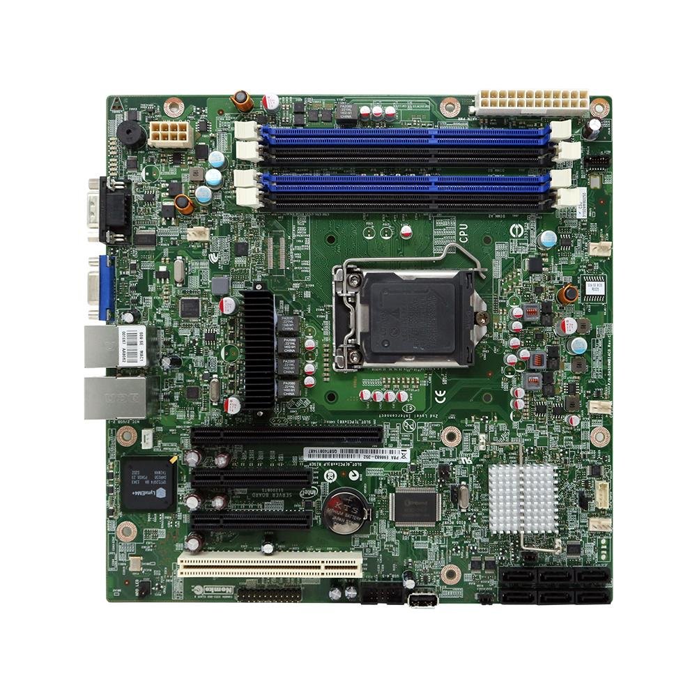 Placa-Mae S1200btsr Bulk Ddr3 Ecc 1155p Rede Dupla 10/100/1000 Intel - Sem AUDIO / 32gb / 6 Sata / Vga / 3x Pci-E / Dual Lan