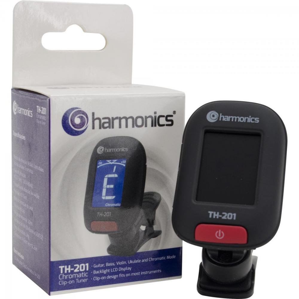 Afinador Clip CromáticoTH-201 HARMONICS Un.Venda: PC/1