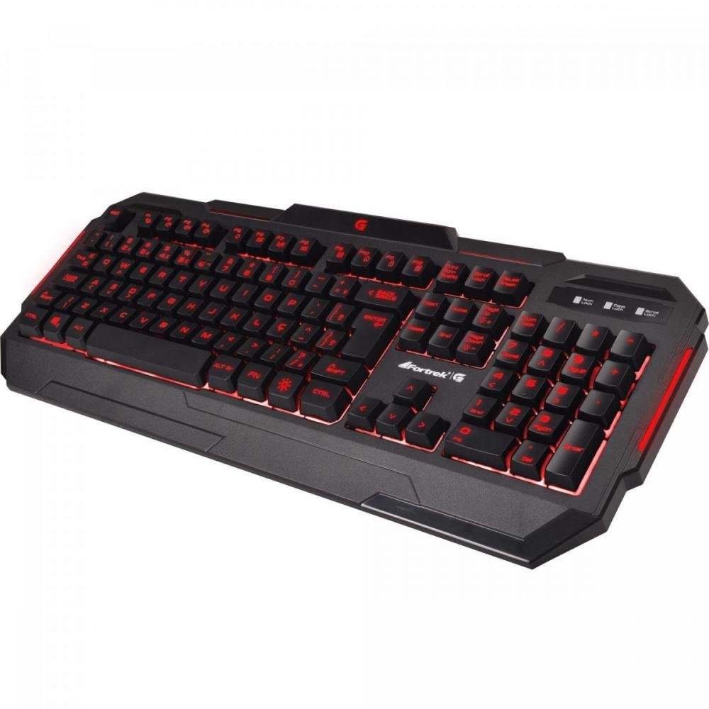 Teclado Gamer Pro K1 RGB Preto Fortrek