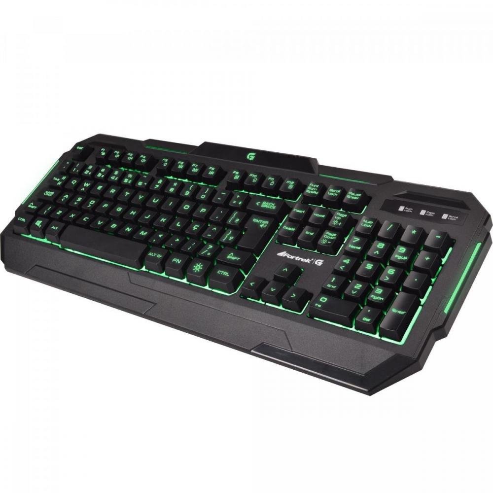 Teclado Gamer Pro K1 RGB Preto Fortrek