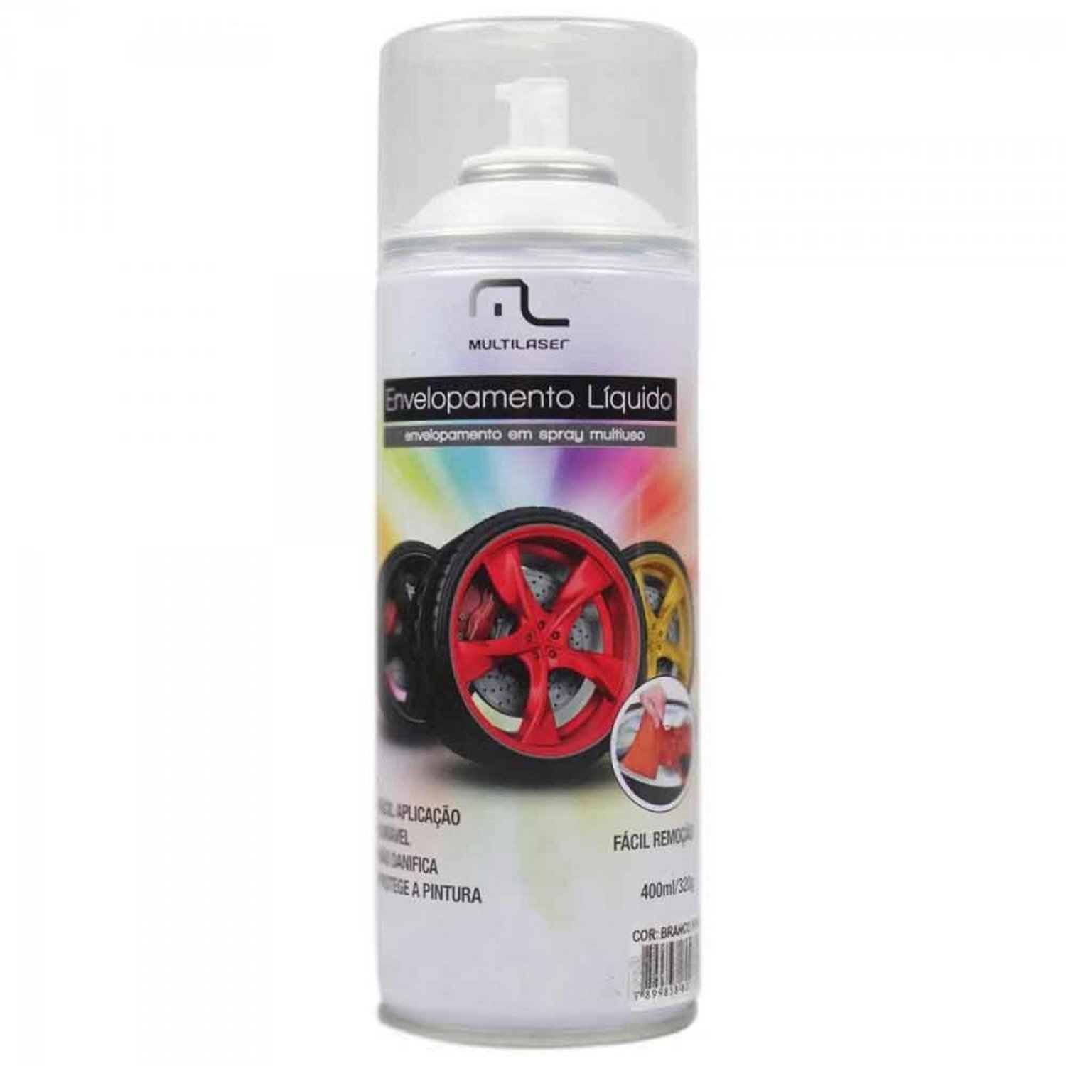 Spray de Envelopamento Liquido 400ML AU420 Preto Fosco MULTILASER Un.Venda: PC/1