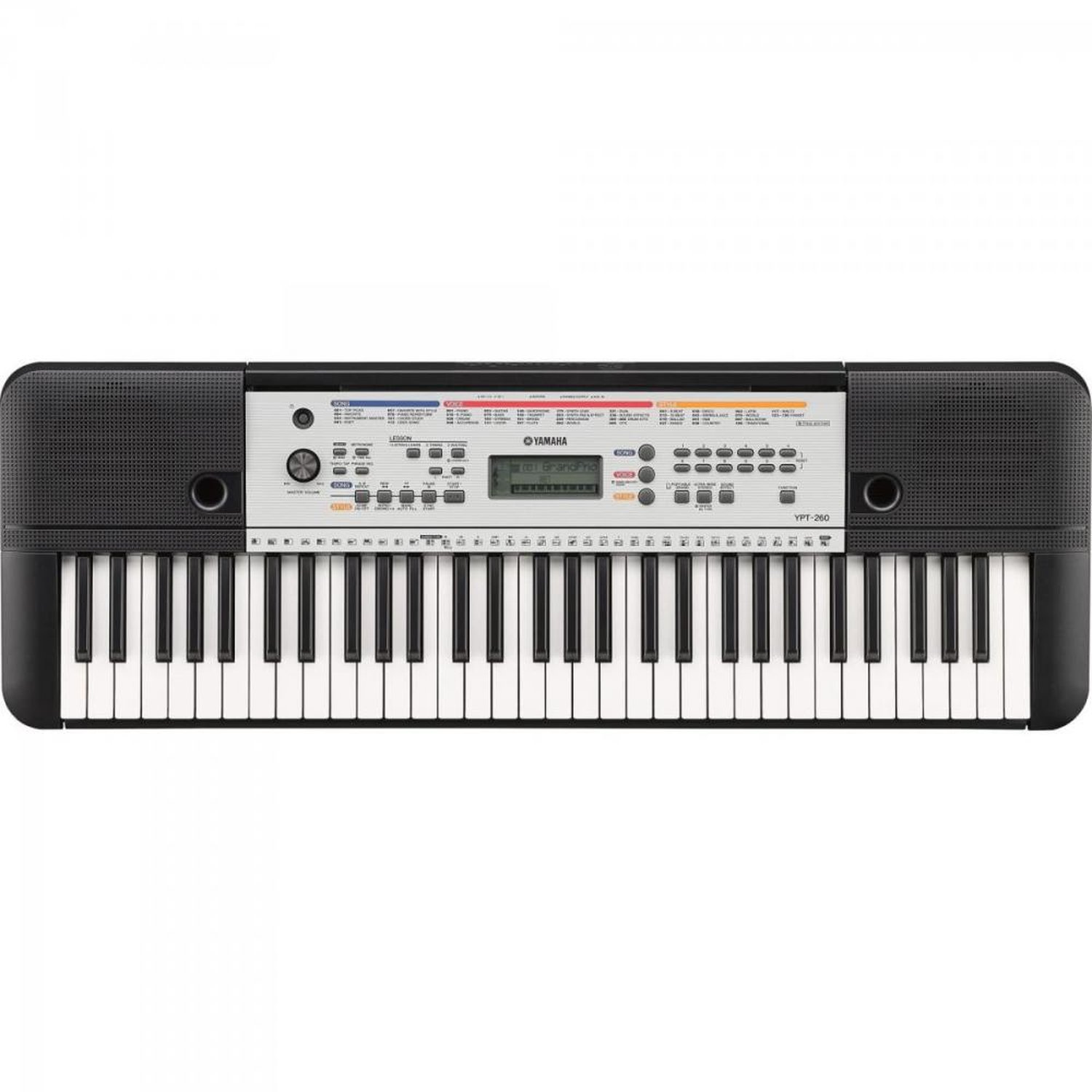 Teclado Arranjador YPT-260 Preto YAMAHA Un.Venda: PC/1