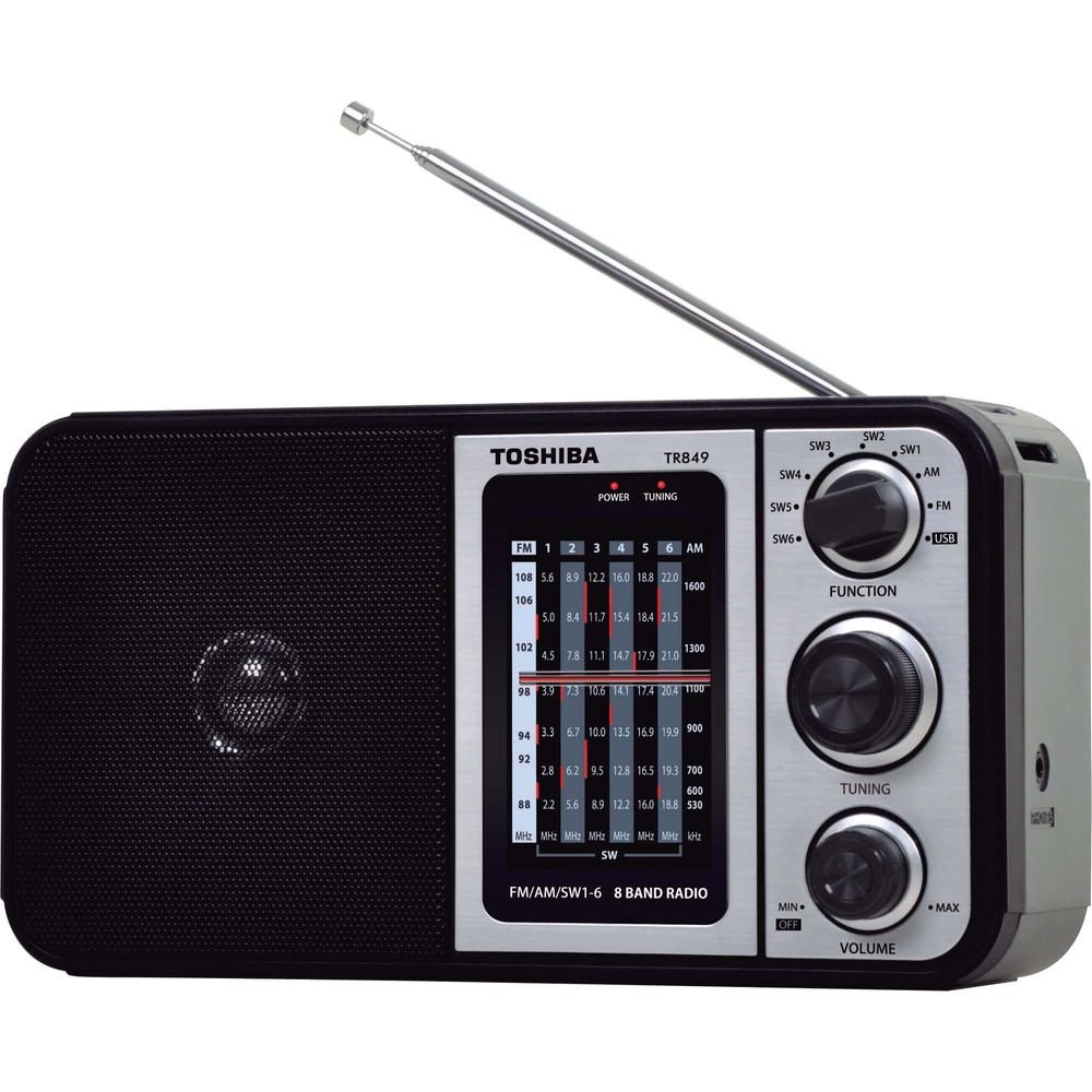 Rádio Portátil FM/AM/USB MP3 TR849 Preto SEMP TOSHIBA Un.Venda: PC/1