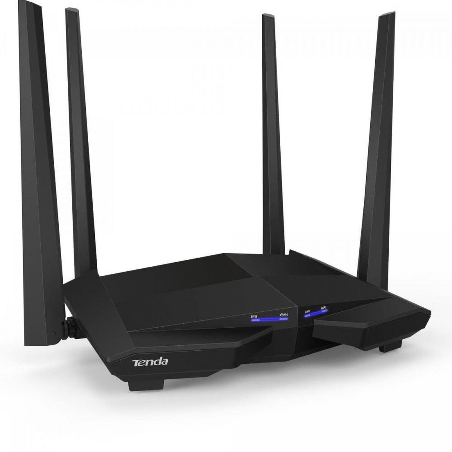 Roteador Gigabit Dual Wifi 1200Mbps AC10 Preto TENDA Un.Venda: PC/1