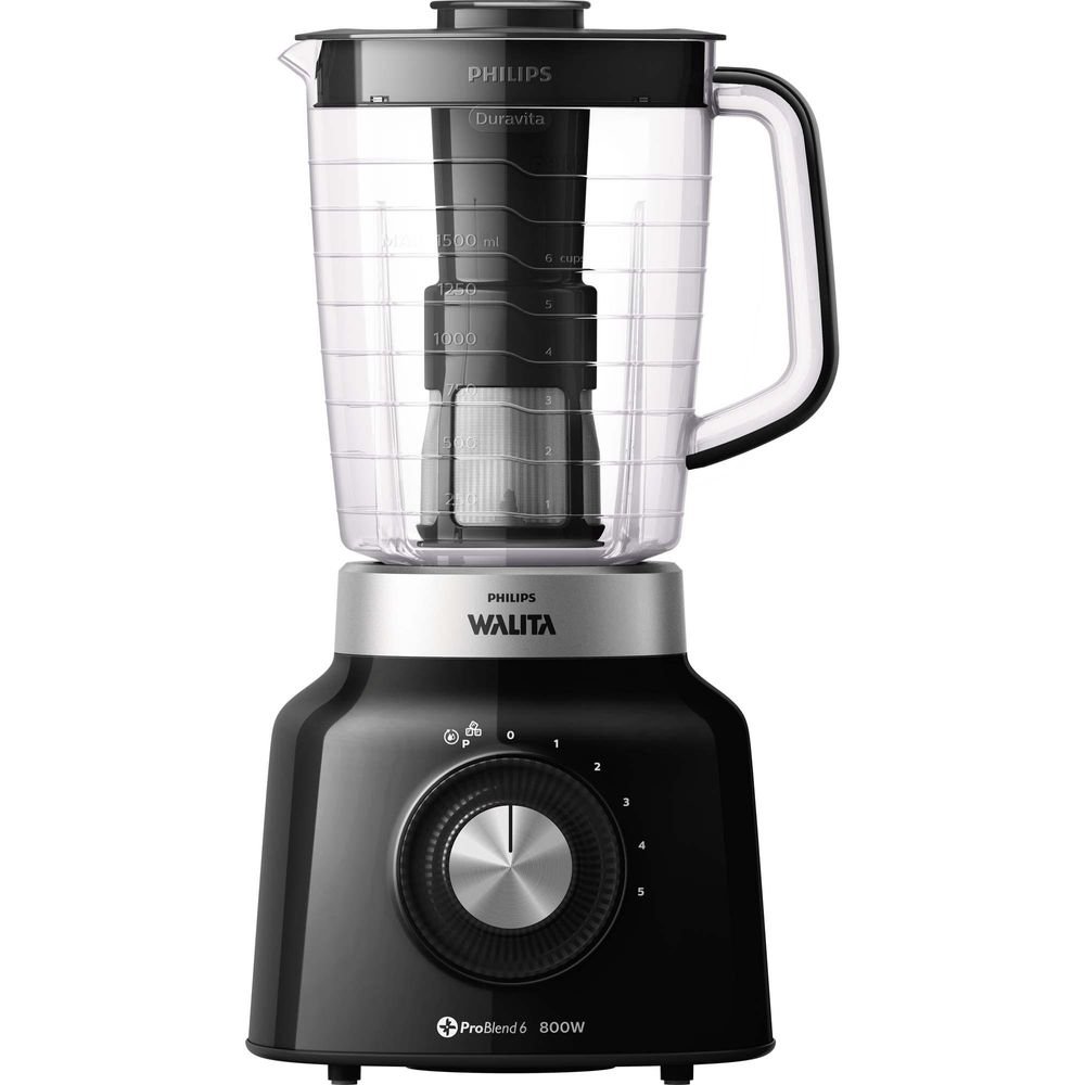 Liquidificador 5 Velocidades Viva Problend 6 Lâminas RI2135 Preto 220V PHILIPS WALITA Un.Venda: PC/1