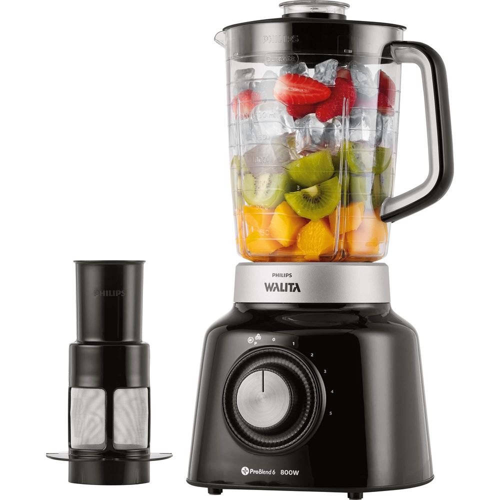 Liquidificador 5 Velocidades Viva Problend 6 Lâminas RI2135 Preto 220V PHILIPS WALITA Un.Venda: PC/1