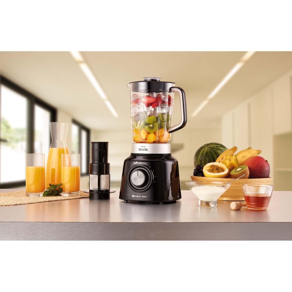 Liquidificador 5 Velocidades Viva Problend 6 Lâminas RI2135 Preto 220V PHILIPS WALITA Un.Venda: PC/1