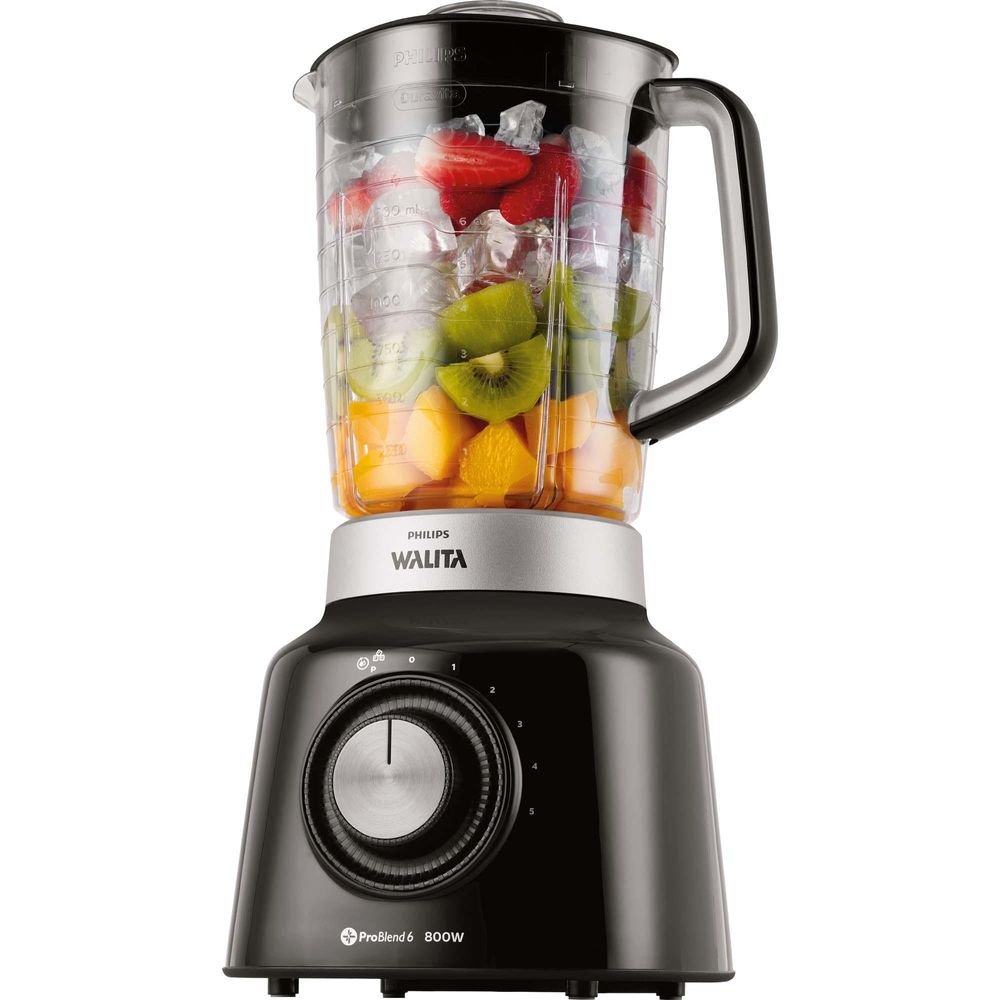 Liquidificador 5 Velocidades Viva Problend 6 Lâminas RI2135 Preto 220V PHILIPS WALITA Un.Venda: PC/1