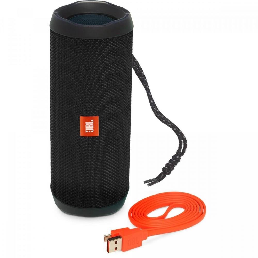 Caixa Multimídia Portátil Bluetooth FLIP 4 Preta JBL Un.Venda: PC/1