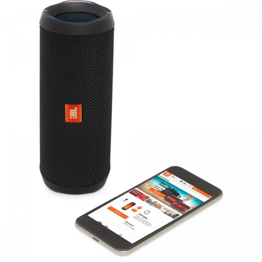 Caixa Multimídia Portátil Bluetooth FLIP 4 Preta JBL Un.Venda: PC/1