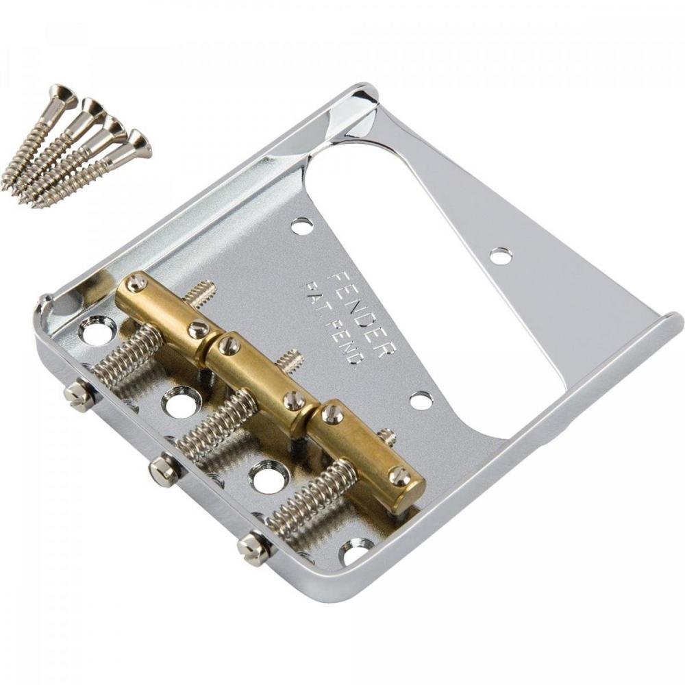 Ponte 3 Parafusos Telecaster Vintage Chrome FENDER Un.Venda: PC/1