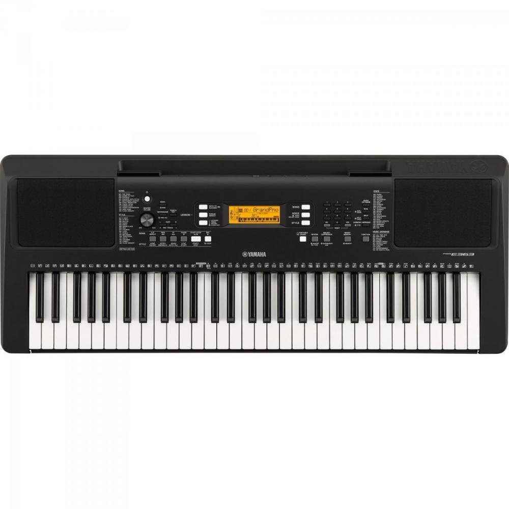 Teclado Arranjador PSR-E363 Preto YAMAHA Un.Venda: PC/1