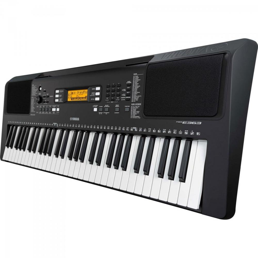 Teclado Arranjador PSR-E363 Preto YAMAHA Un.Venda: PC/1