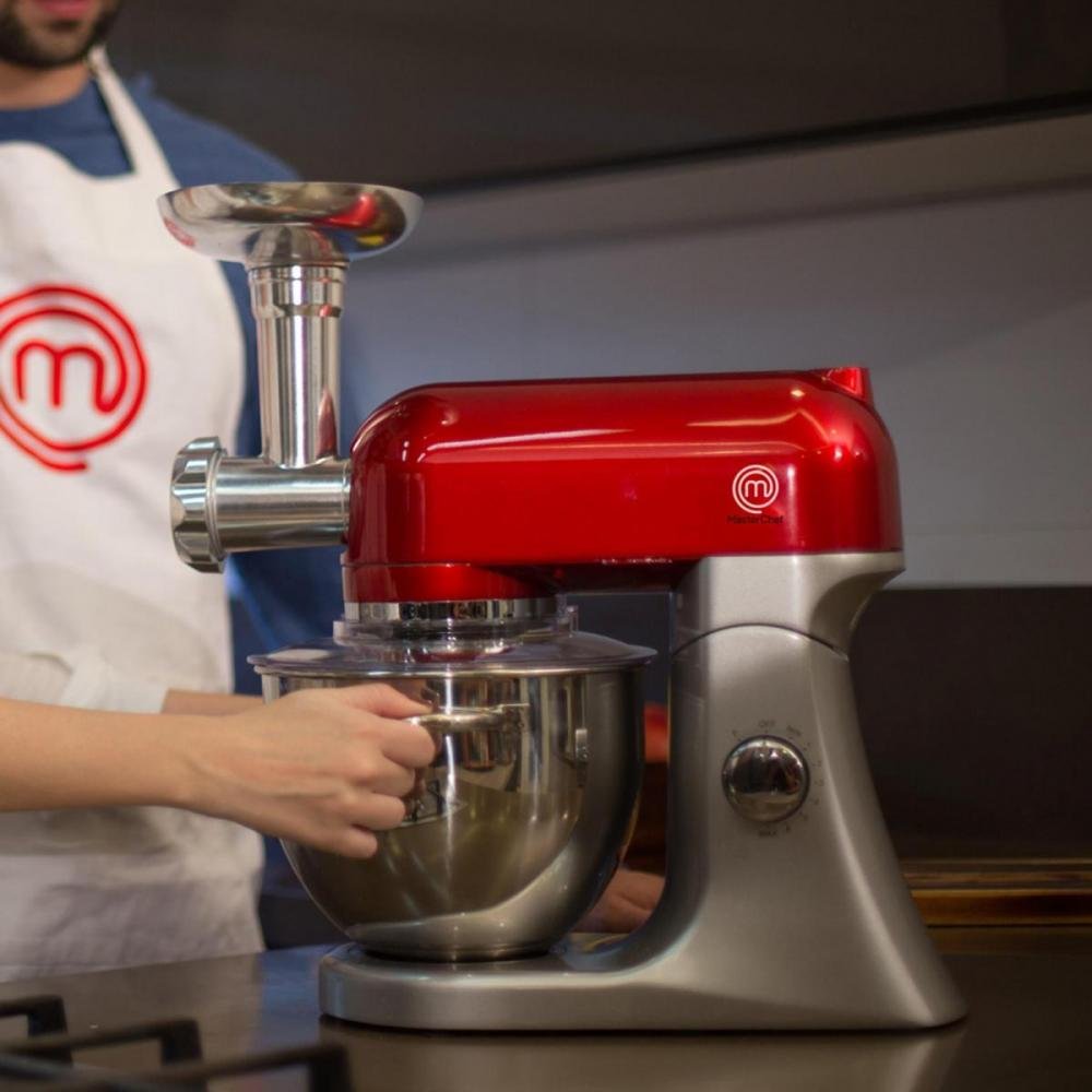Batedeira Planetária Premium 1000W 127V BA3001V Vermelha MASTERCHEF Un.Venda: PC/1