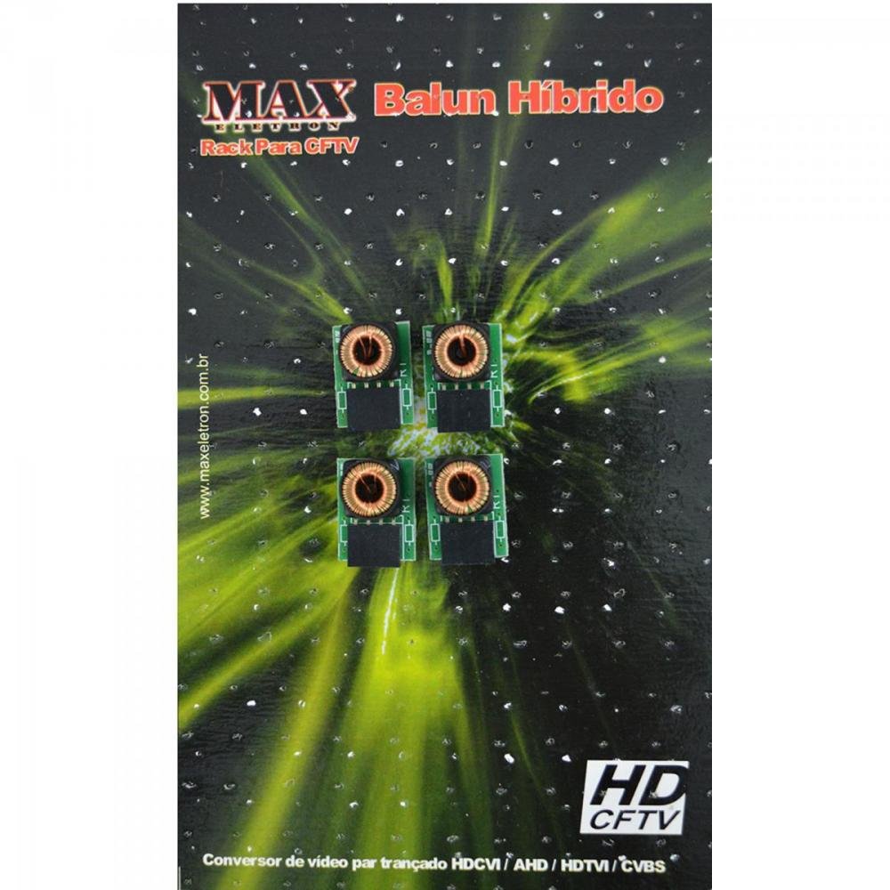 Rack Para CFTV MULTI 19 HD Power Balun Rack 16 Canais HÍBRIDO MAX Un.Venda: PC/1