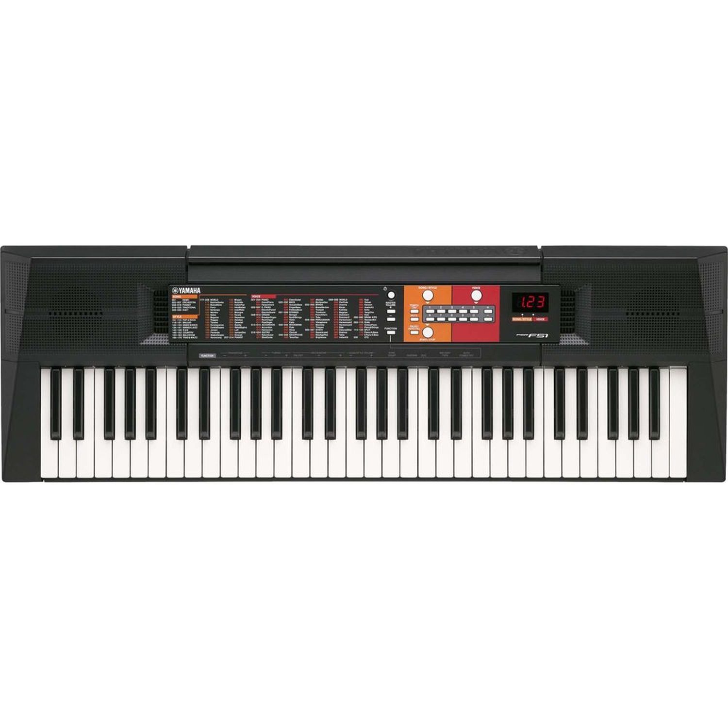Teclado Arranjador PSR-F51 Preto YAMAHA Un.Venda: PC/1