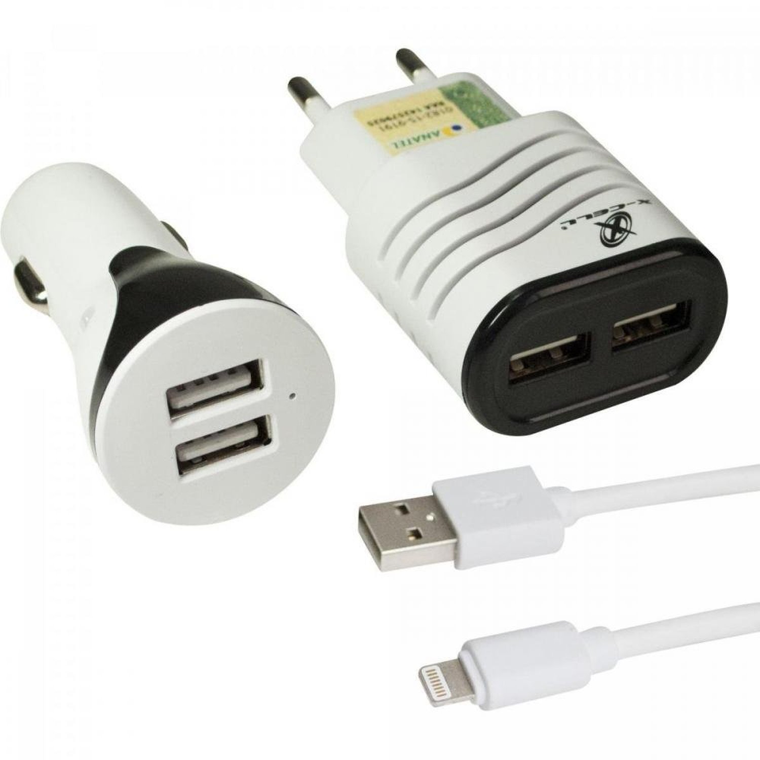 Carregador 3x1 XC-KT10 X-CELL FLEX Un.Venda: PC/1