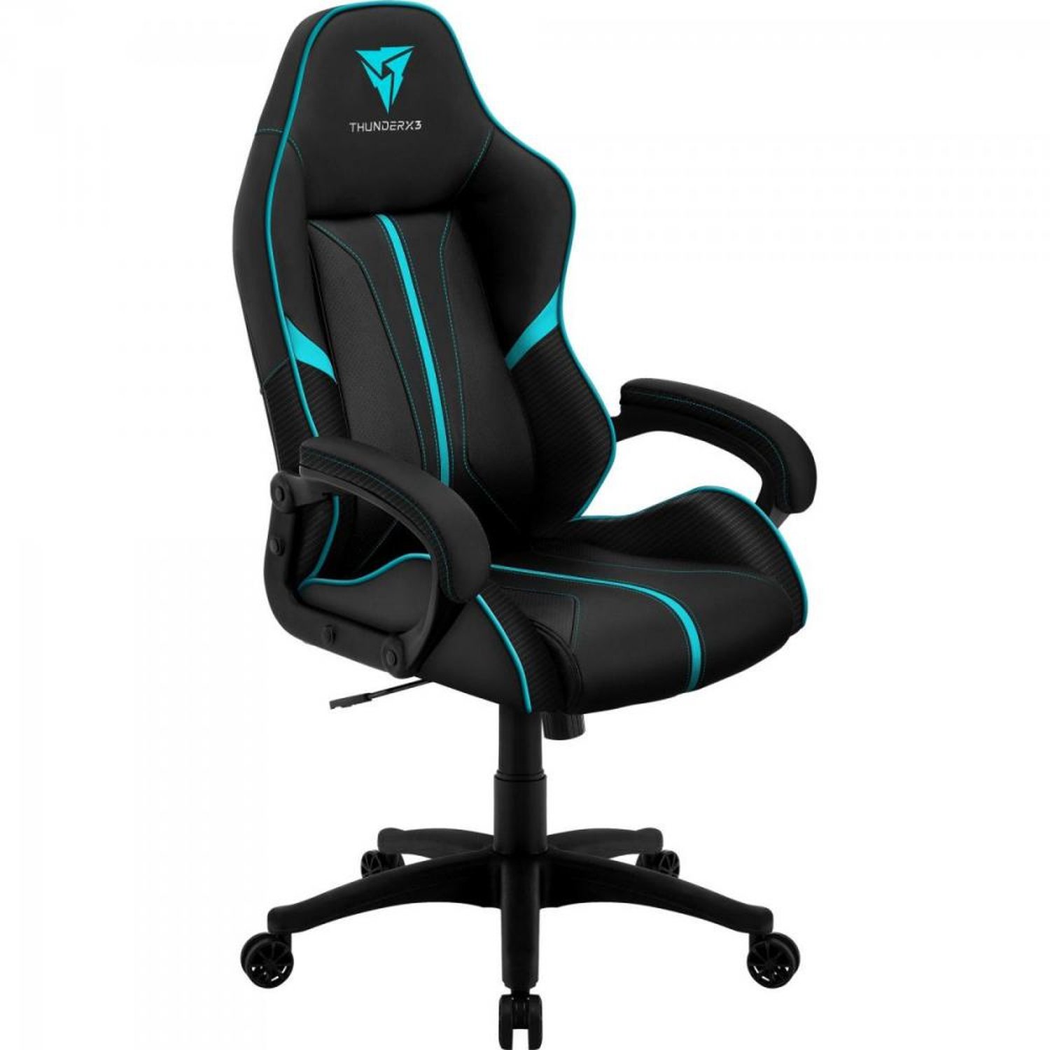 Cadeira Gamer Profissional AIR BC-1 EN61867 Preta/Ciano THUNDERX3 Un.Venda: PC/1