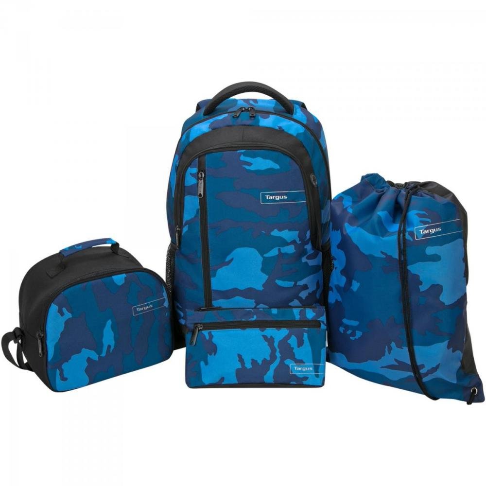 Kit Camo Mochila + Estojo + Bolsa Térmica + Sacochila BUS89102 Azul TARGUS Un.Venda: PC/1