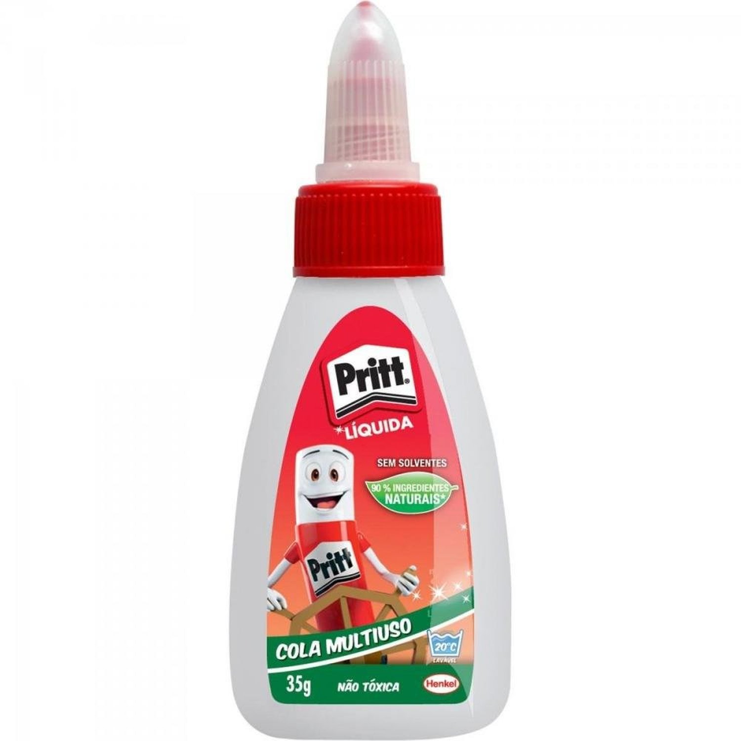 Cola Líquida Transparente 35g PRITT Un.Venda: CX/12