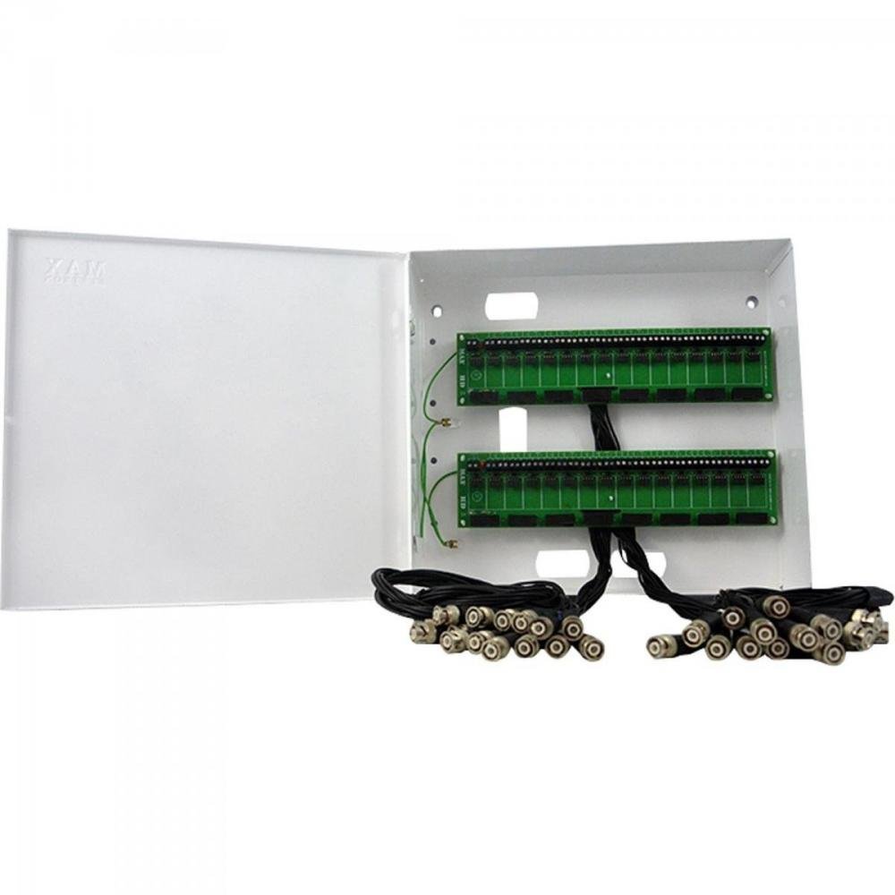 Rack Organizador para CFTV BNC 32 Canais MAX ELETRON Un.Venda: PC/1