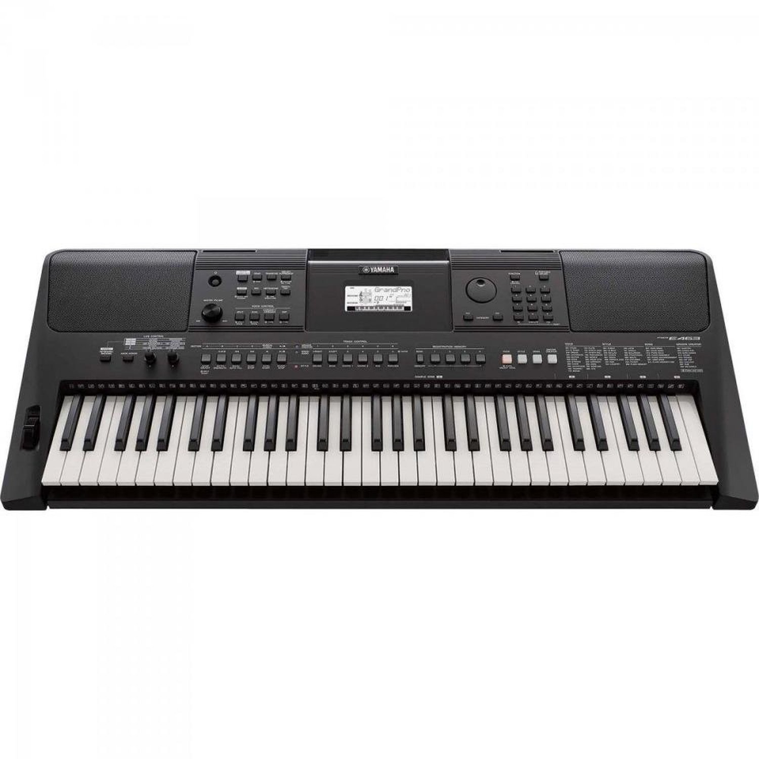 Teclado Arranjador PSR-E463 Preto YAMAHA Un.Venda: PC/1