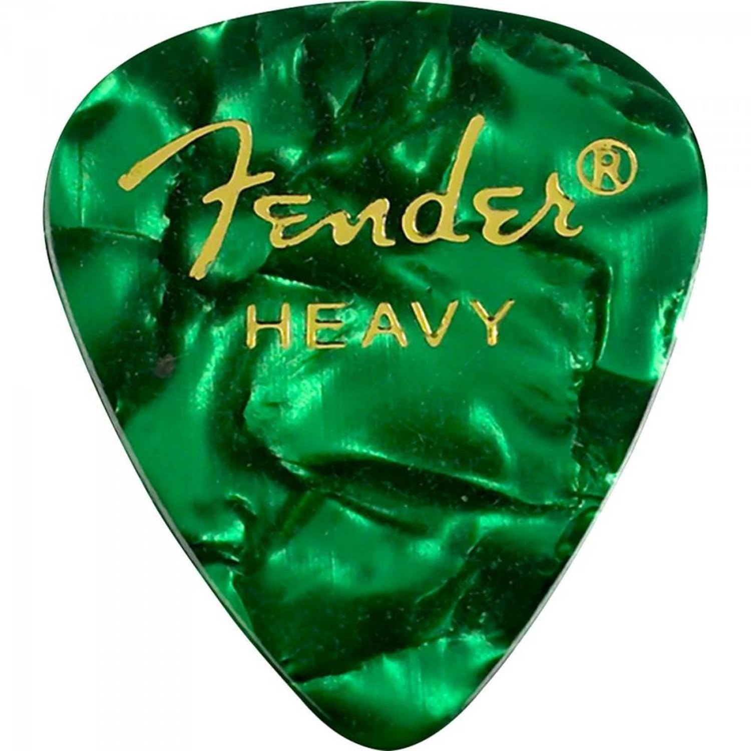 Palheta Celulóide Shape Premium 351 Heavy Green Moto FENDER Un.Venda: MVA/144