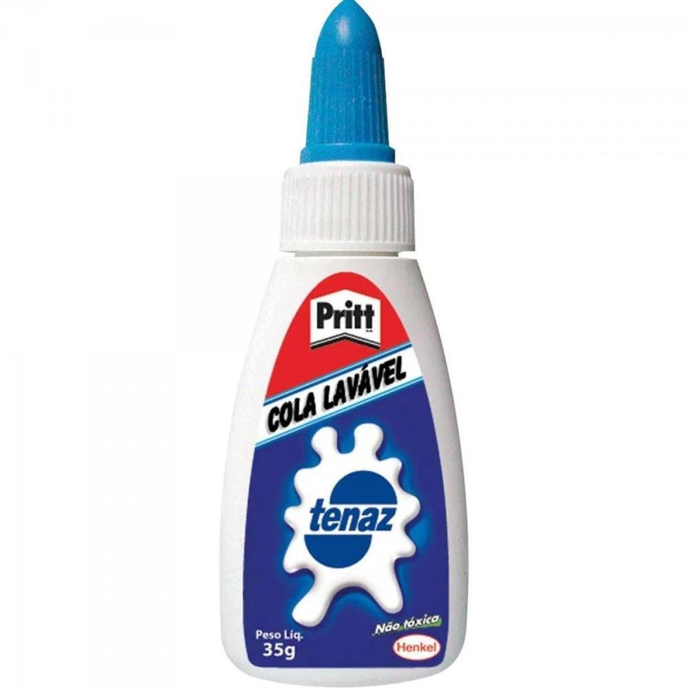 Cola Líquida 35g Tenaz Caixa com 12 Unidades Branca PRITT Un.Venda: CX/12