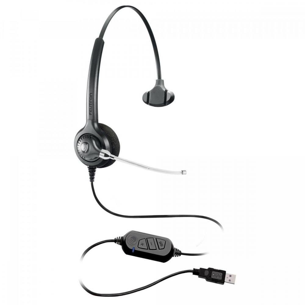 Fone Headset Monoauricular Voice Guide USB FELITRON Un.Venda: PC/1