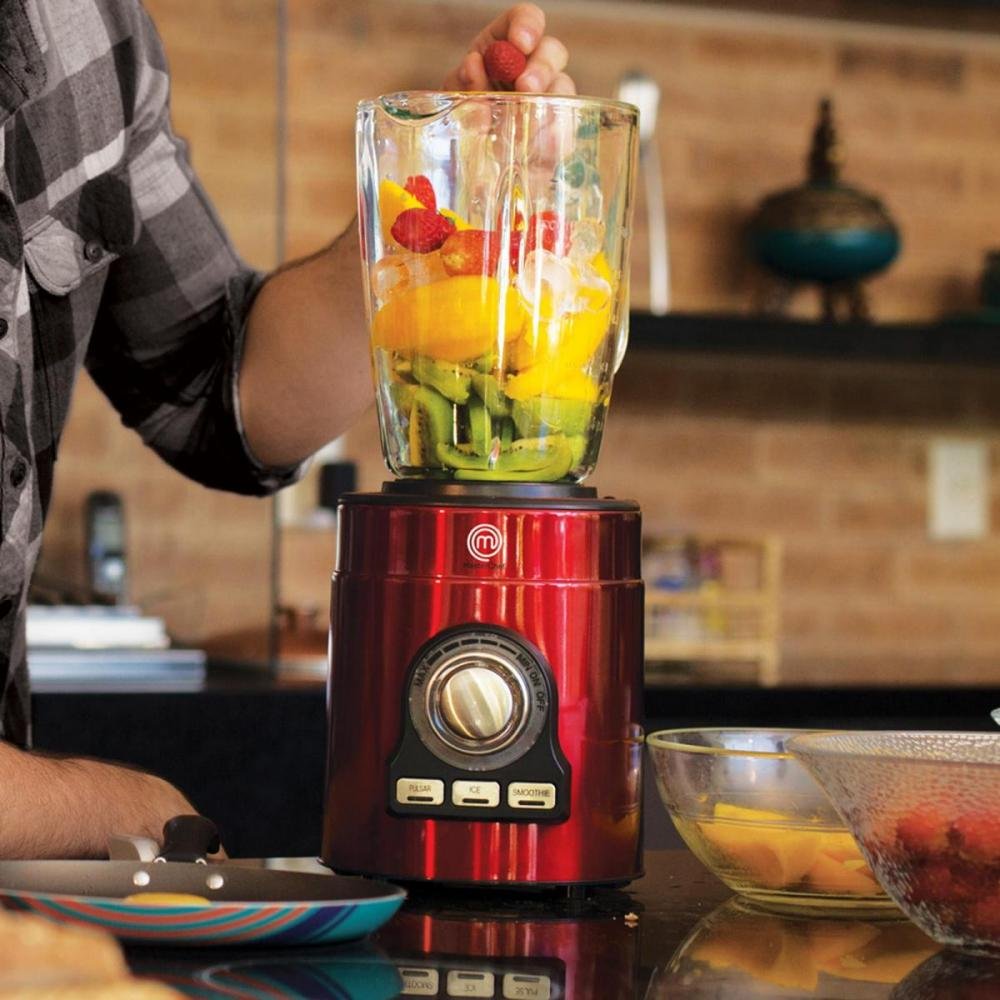 Liquidificador Premium 700W 127V LI3001V Vermelho MASTERCHEF Un.Venda: PC/1