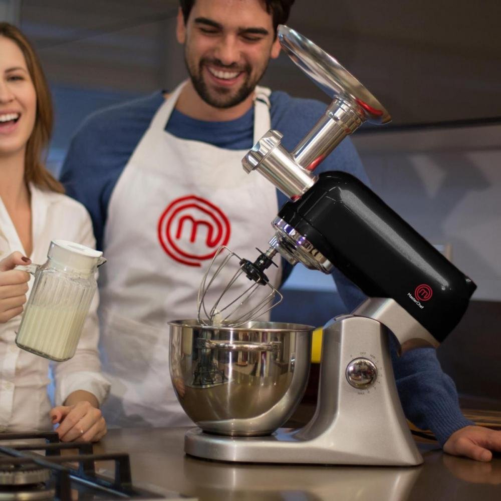 Batedeira Planetária Premium 1000W 220V BA3001P Preta MASTERCHEF Un.Venda: PC/1