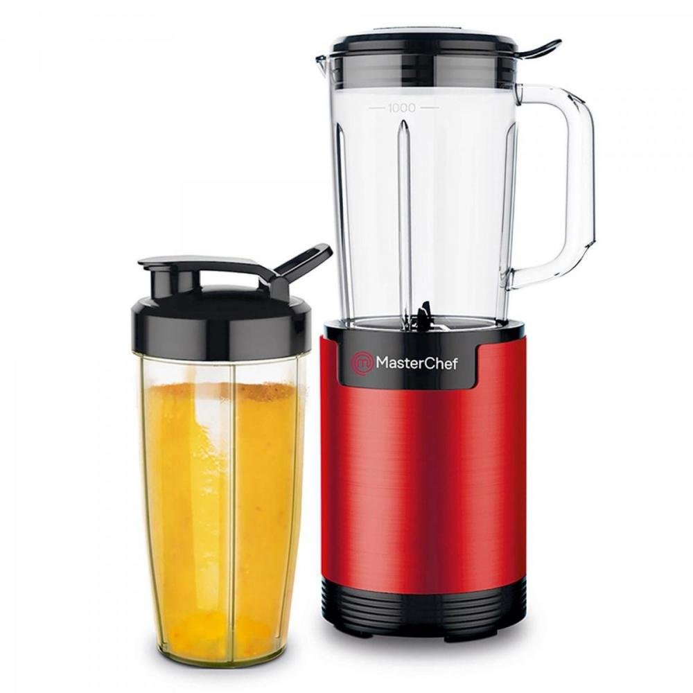 Mini Liquidificador 800W 220V ML2001V Vermelho MASTER CHEF Un.Venda: PC/1