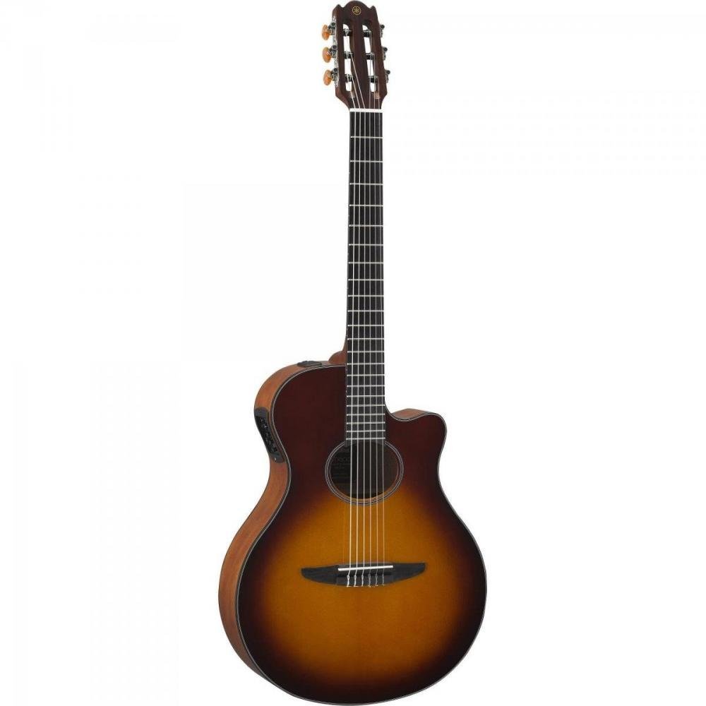 Violão Eletroacústico Nylon com Cutaway NTX500 Brown Sunburst YAMAHA Un.Venda: PC/1