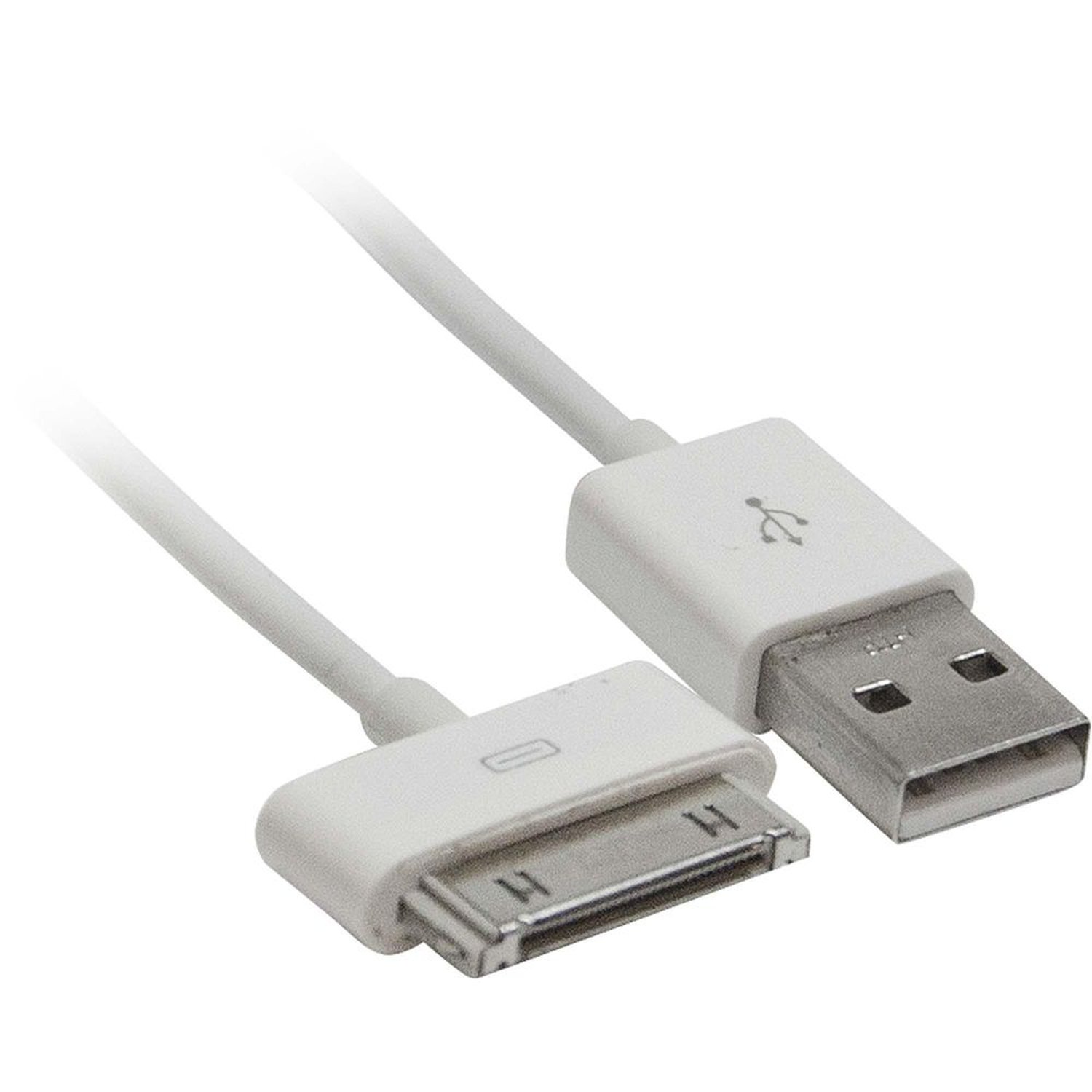 Cabo Para iPhone, iPod e iPad USB 2.0 A Macho x Dock 30 Pinos 1m CBCL0001 Branco STORM Un.Venda: PC