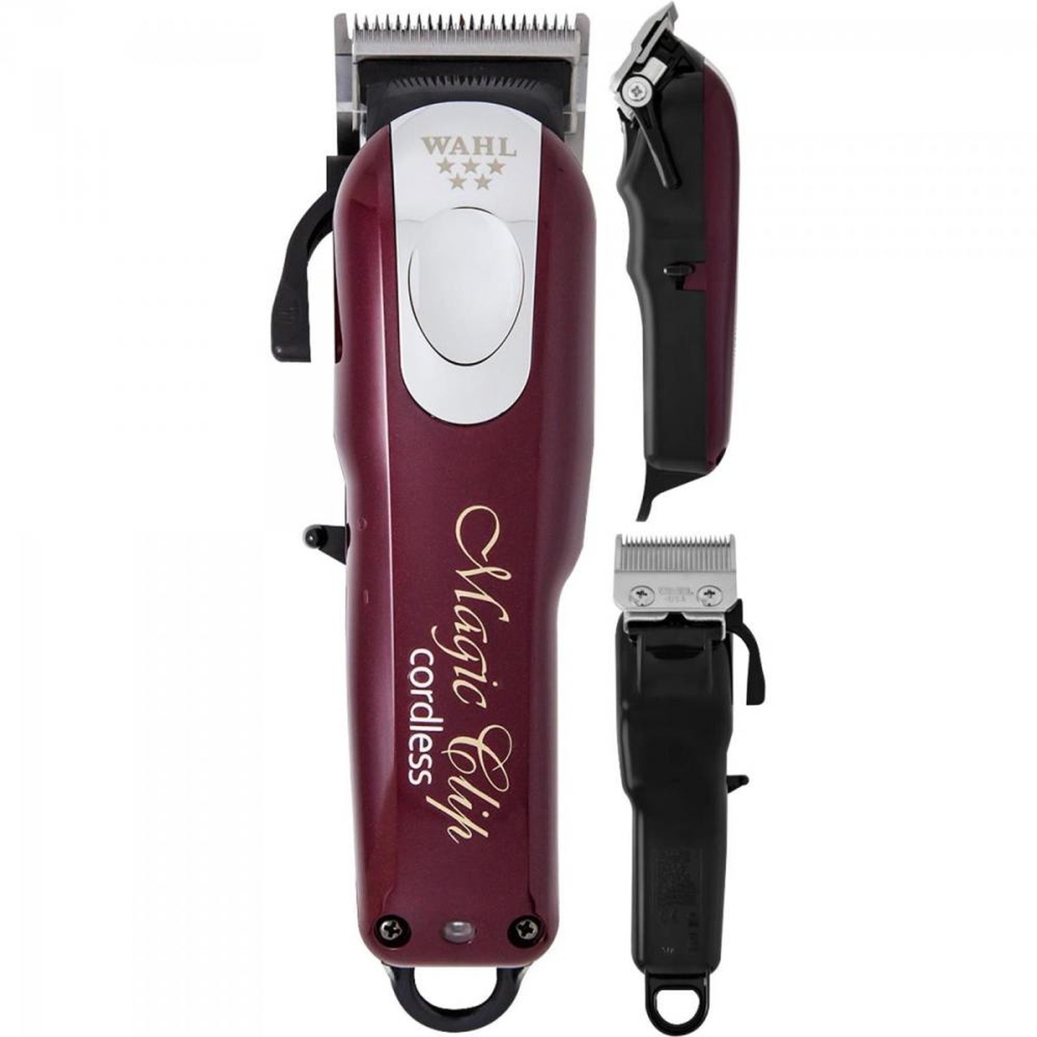Maquina de Corte MAGIC CLIP CORDLESS- 5 STARS Vermelha/Cinza WAHL Un.Venda: PC/1