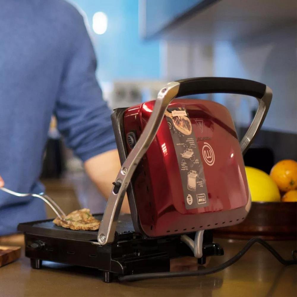 Grill 180° 1500W 127V GR1001V Vermelho MASTERCHEF Un.Venda: PC/1