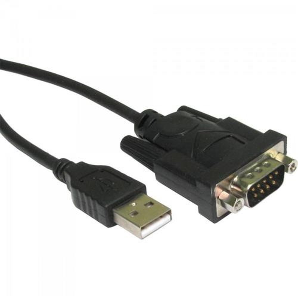 Cabo Adaptador Serial RS-232 x USB A Macho 0,8m CBUS0016 Preto STORM Un.Venda: PC/1