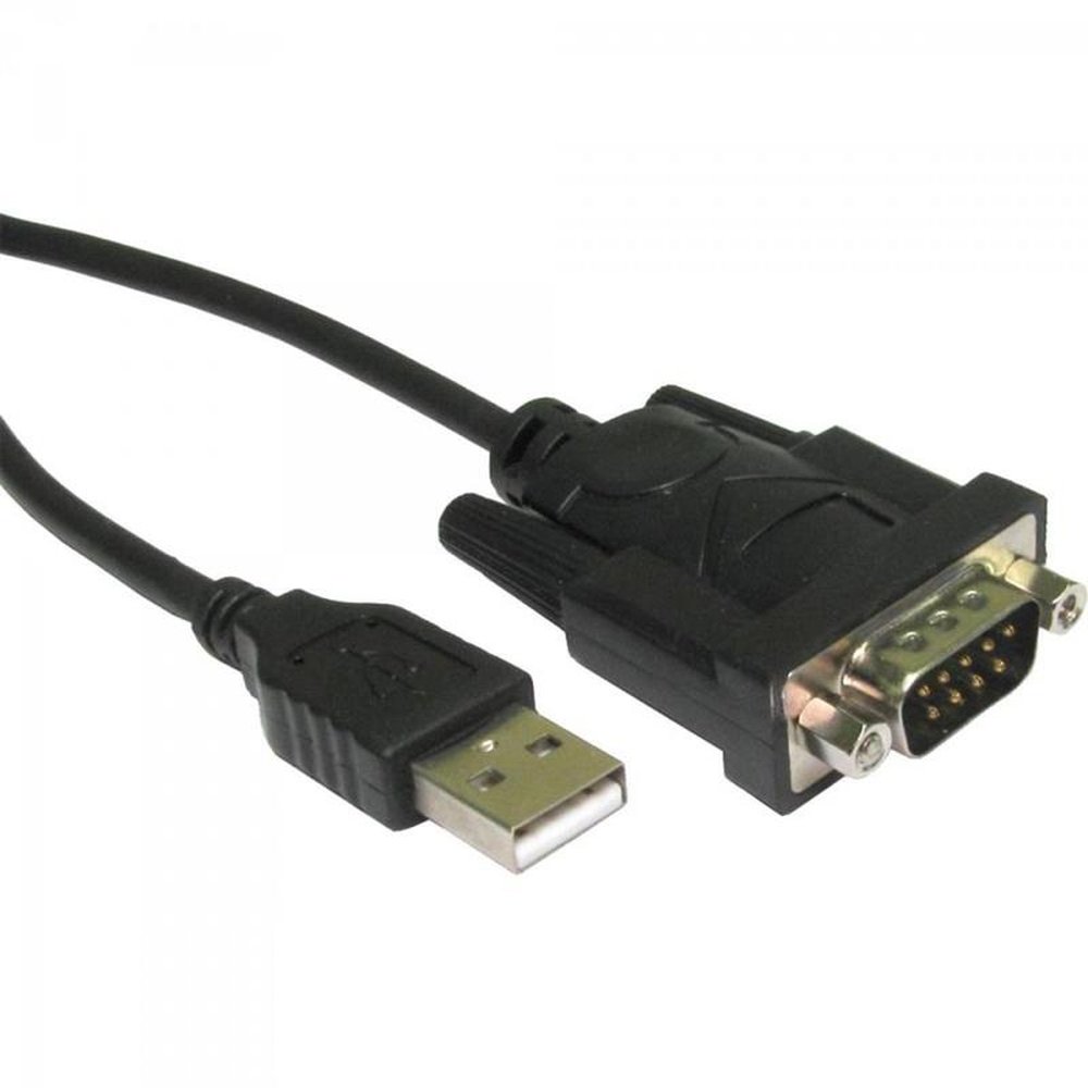 Cabo Adaptador Serial RS-232 x USB A Macho 0,8m CBUS0016 Preto STORM Un.Venda: PC/1