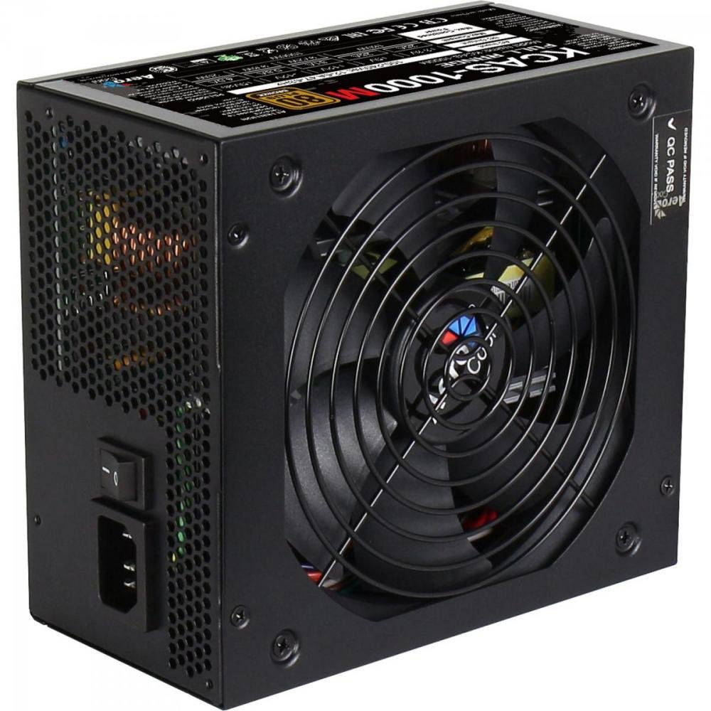 Fonte ATX KCAS 1000W Semi Modular Full Range 80 Plus Bronze PFC Ativo AEROCOOL Un.Venda: PC/1