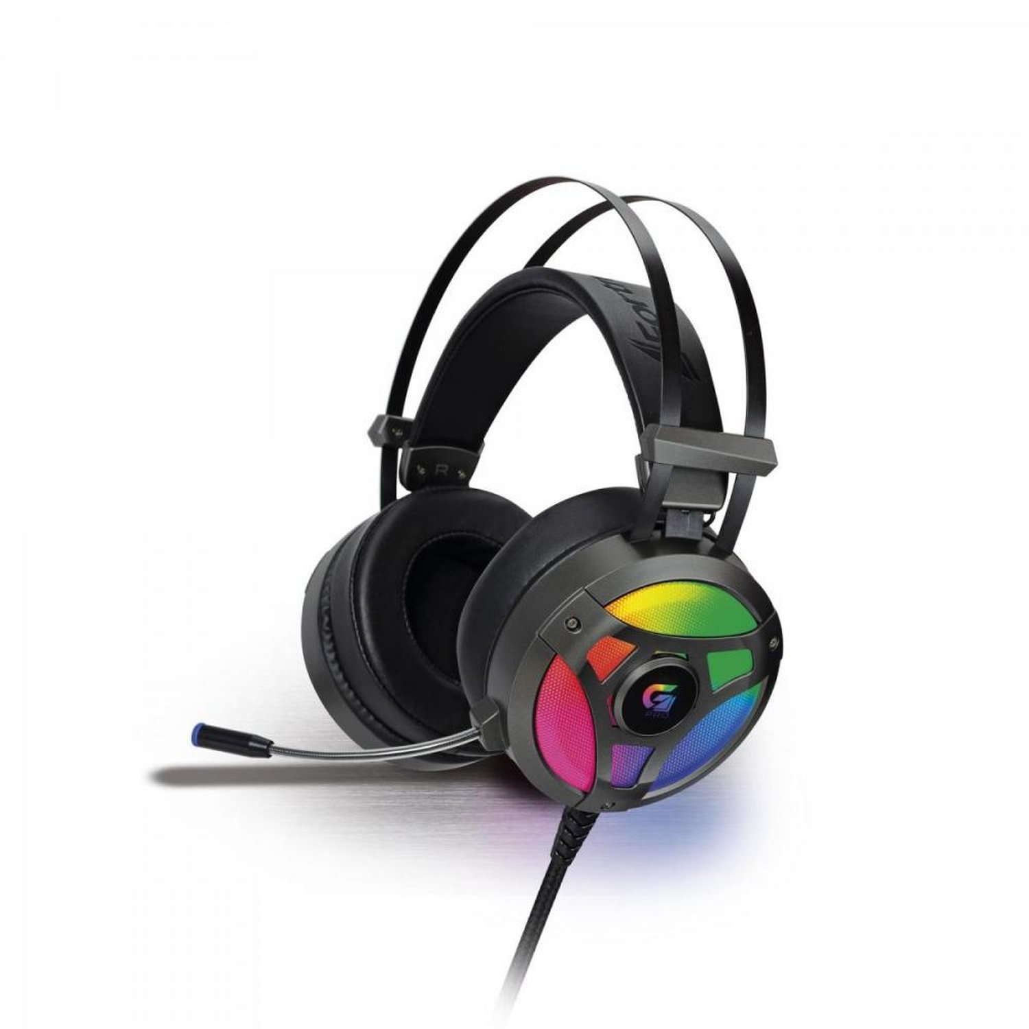 Headset Gamer Rgb H1 Pro Cinza Fortrek Un.Venda: Pc/1