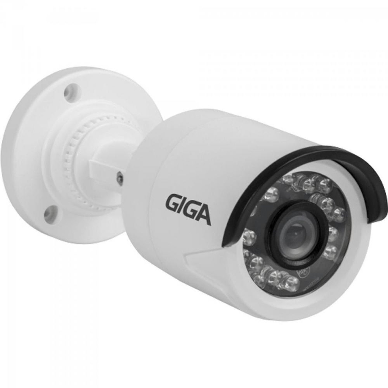 Camera Bullet 2,6mm Infra 20m 720P Open HD (4 em 1) GS0014 Branco GIGA Un.Venda: PC/1