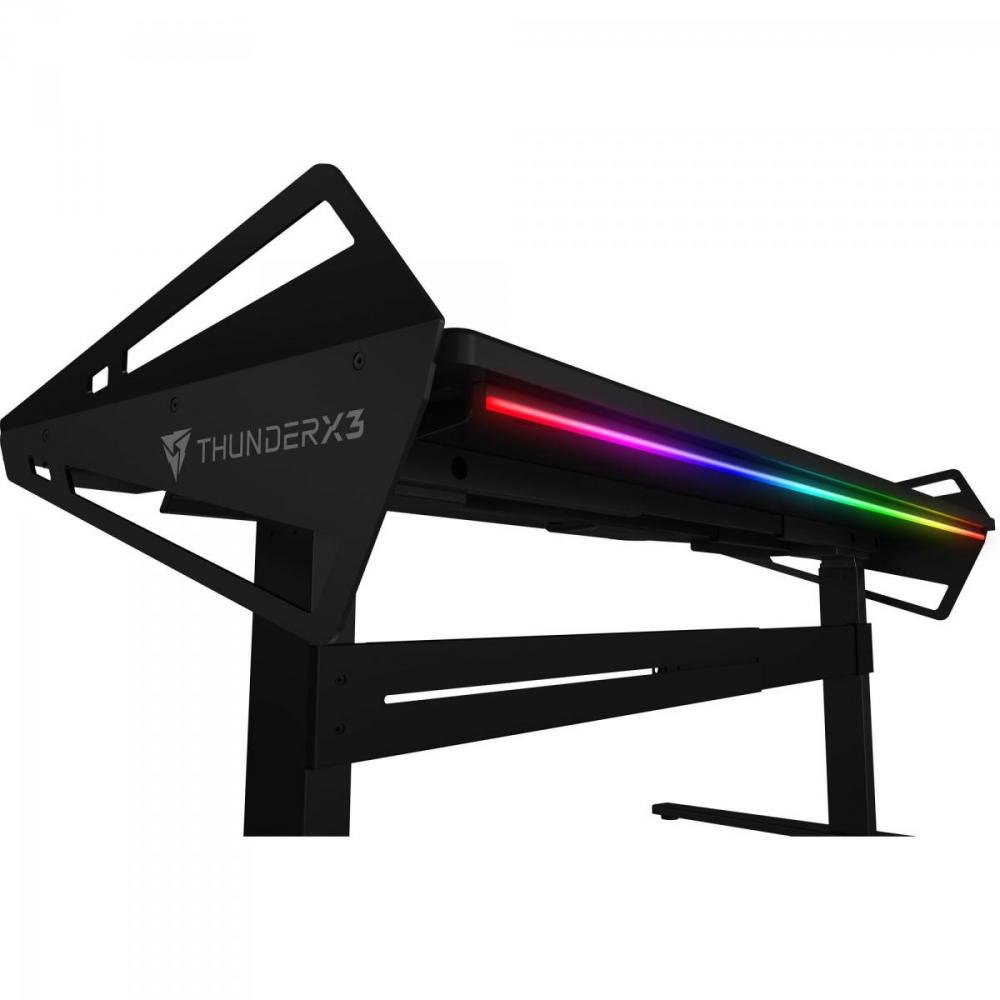 Mesa Gamer Automatizada HEX 120CM AD7 M Preto THUNDERX3 Un.Venda: PC/1