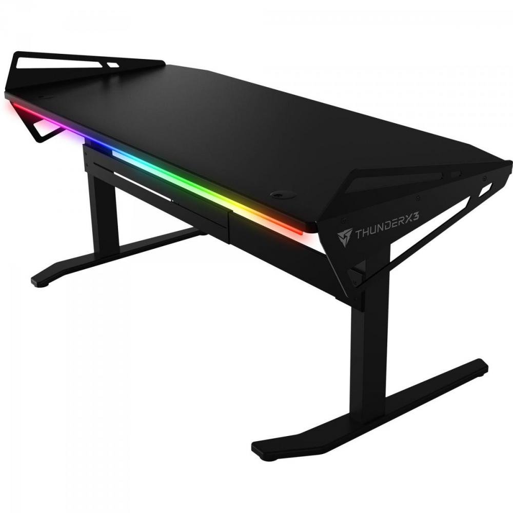 Mesa Gamer Automatizada HEX 120CM AD7 M Preto THUNDERX3 Un.Venda: PC/1