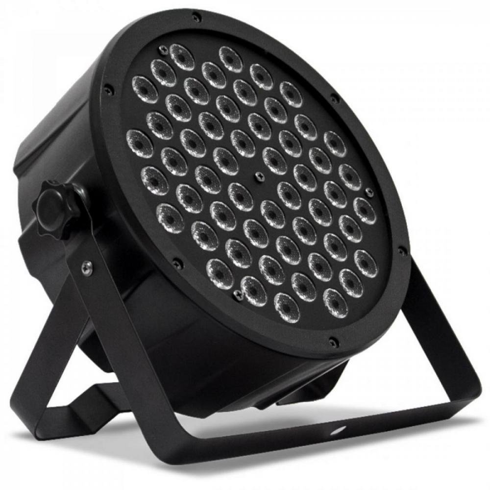 Aparelho de Iluminação MEGA PAR LED 54 RGBW Preto PLS Un.Venda: PC/1
