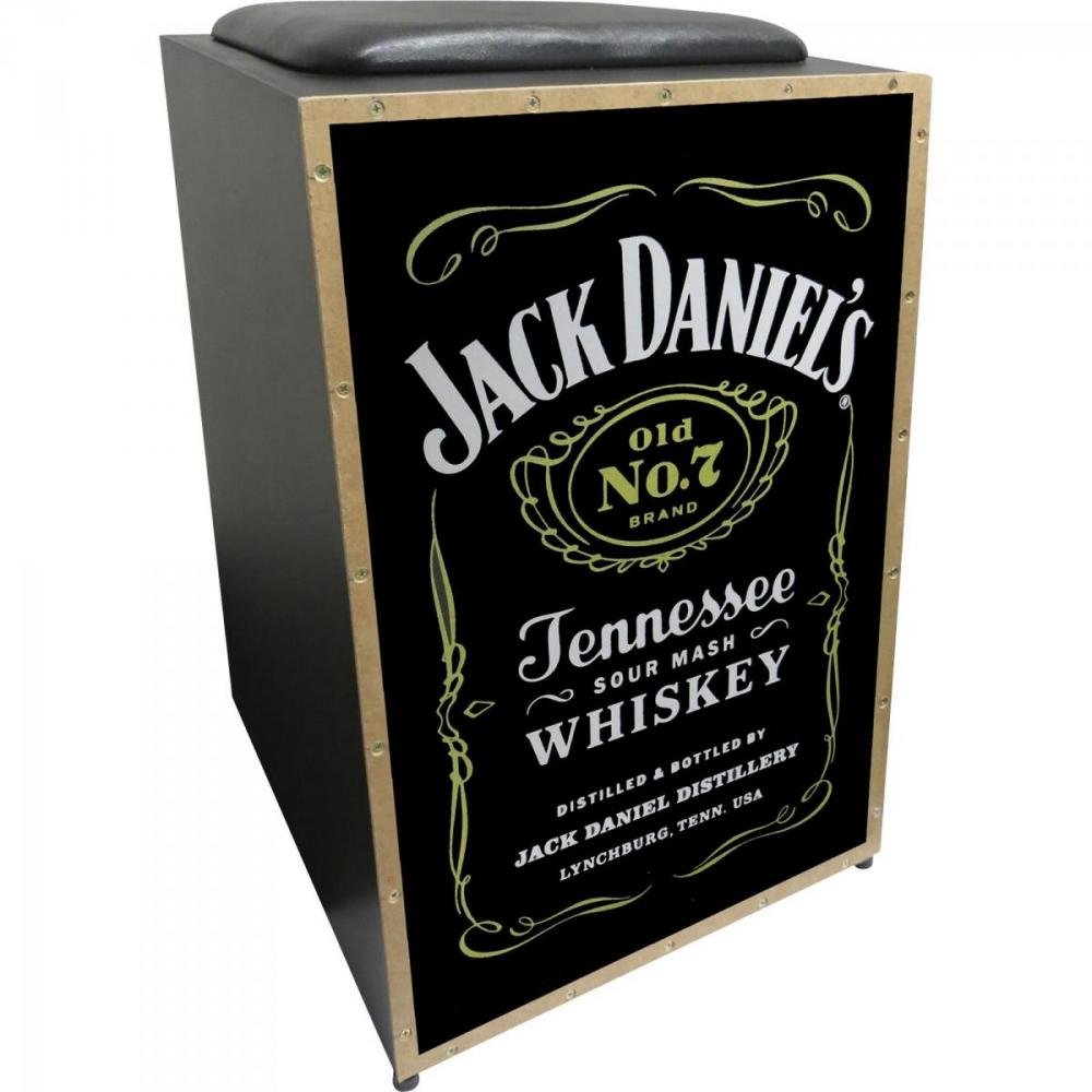 Cajon Eletroacústico Inclinado Profissional K2 COR-008 EQ Jack Daniels JAGUAR Un.Venda: PC/1