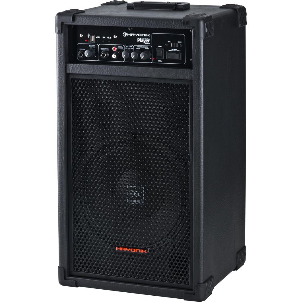 Caixa Multiuso 100W USB PLAYER 600 Preta HAYONIK Un.Venda: PC/1