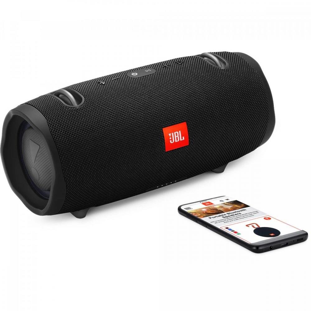 Caixa Multimídia Portátil Bluetooth Xtreme 2 Preta JBL Un.Venda: PC/1