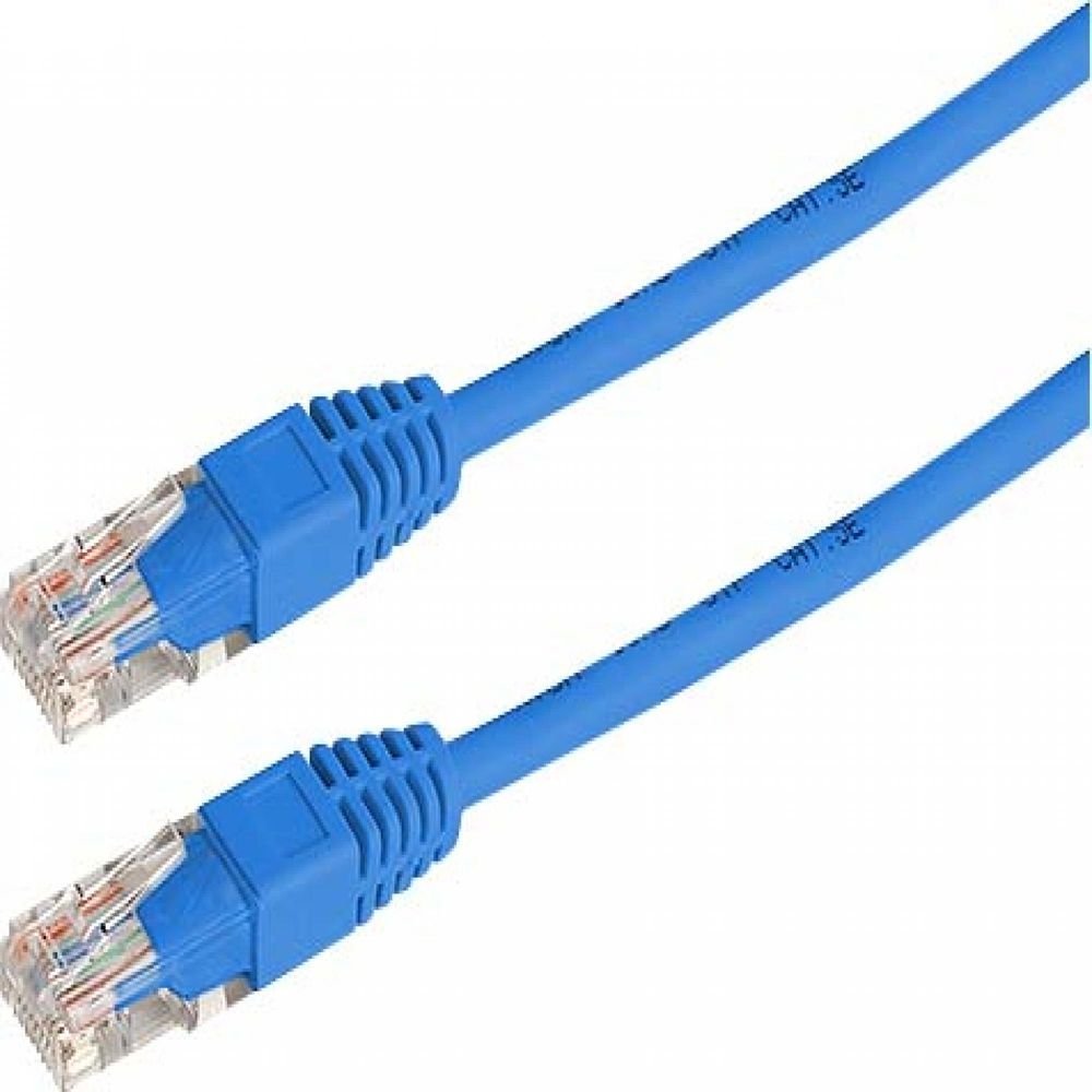 Patch Cord UTP CAT5e 15m CB0231-15M Azul RONTEK Un.Venda: PC/1